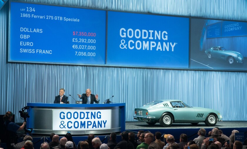 Charlie Ross hammers down the most expensive lot of the week, the personal car of Pininfarina. As usual, part auctioneer, part thespian, ya gotta love Charlie's performance.