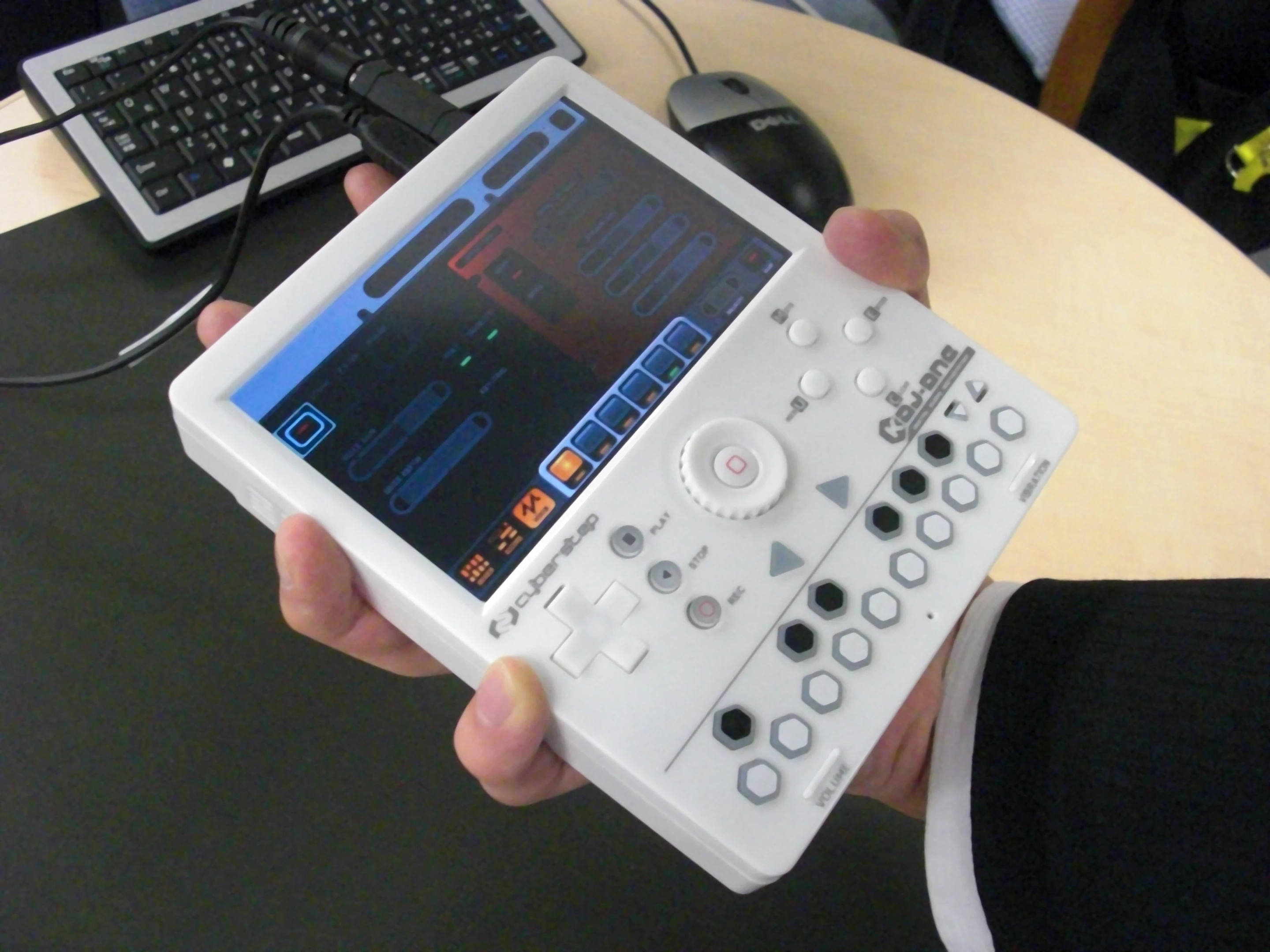 The KDJ-ONE runs on Intel's MeeGo operating system and is powered by an Atom 1GHz processor