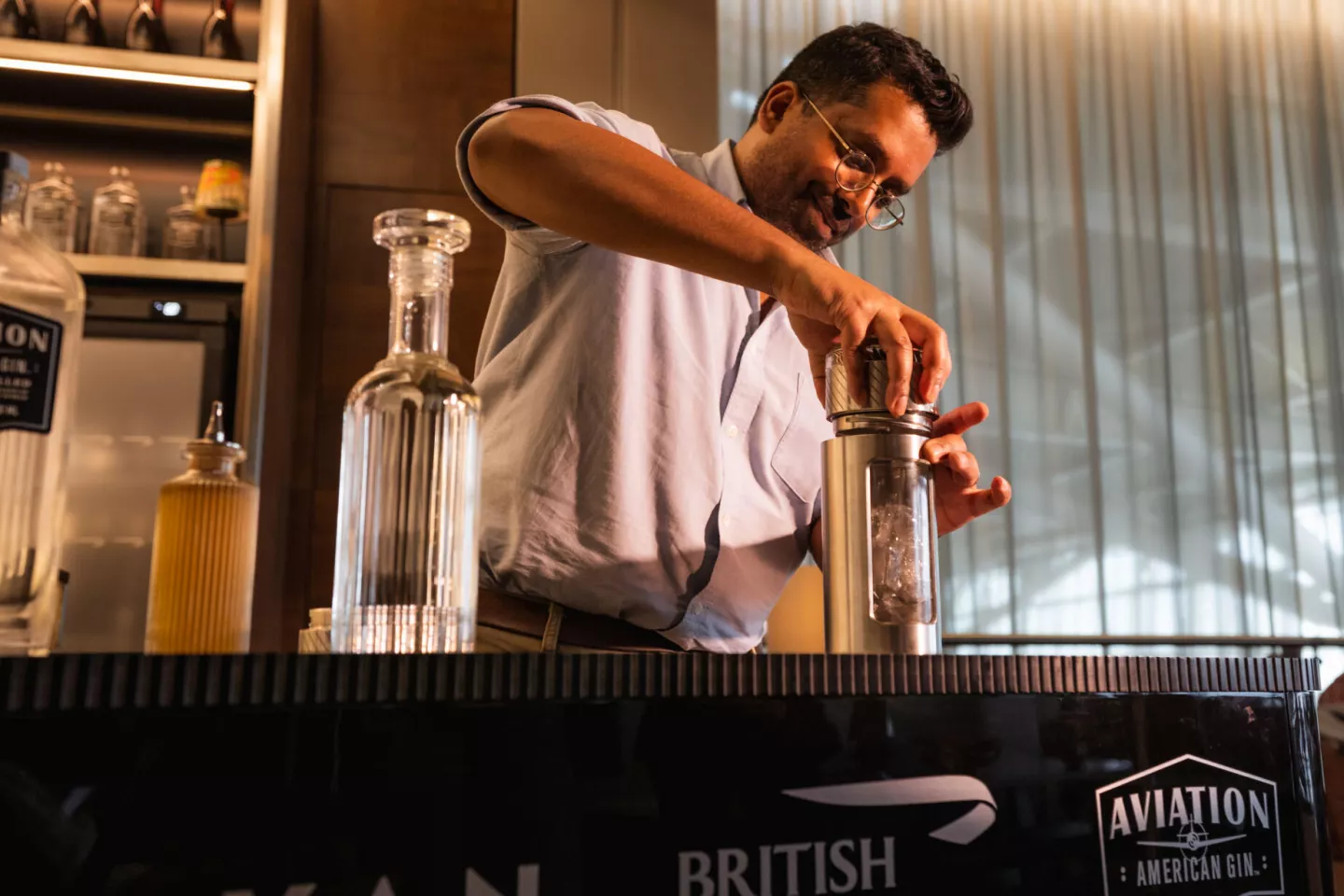While the Callum mixer does the heavy stirring, the bartender, amateur or pro, is still needed to measure and pour the ingredients