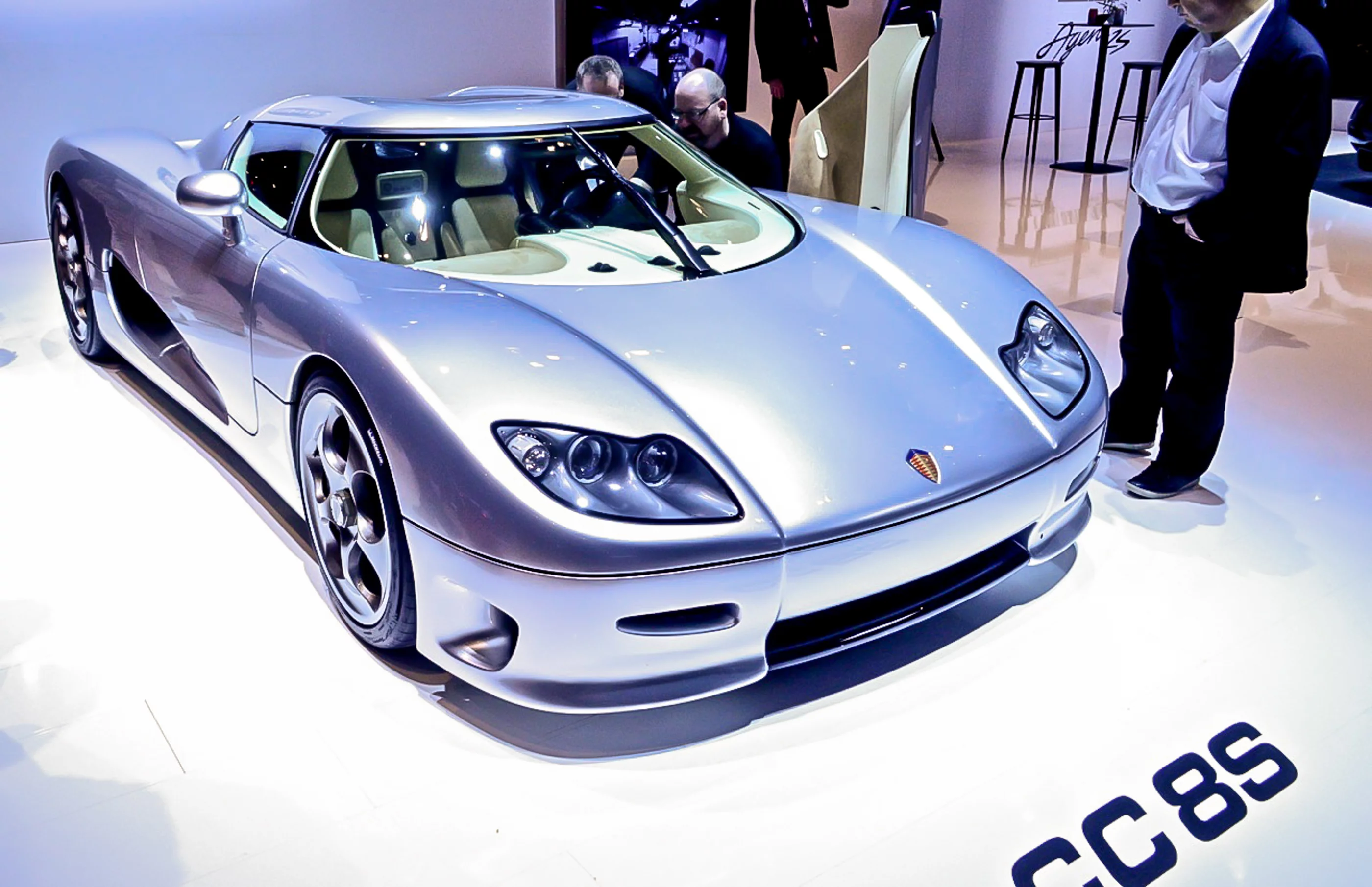 The CC8S, Koenigsegg's first car, highlights the similarities and differences between then and now styling (Photo: C.C. Weiss/Gizmag.com)