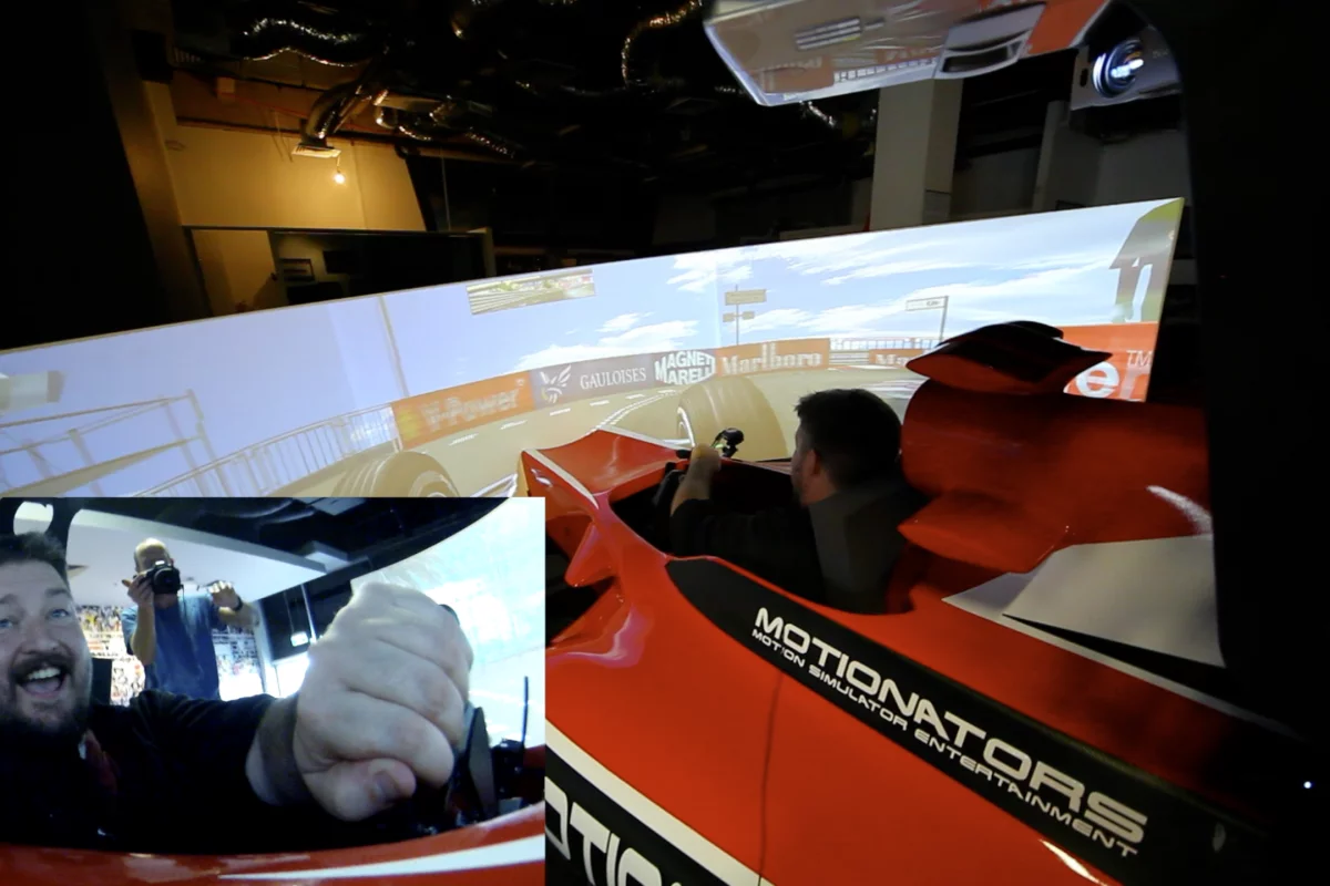 Gizmag feature writer Loz Blain headed for the wall at Monaco