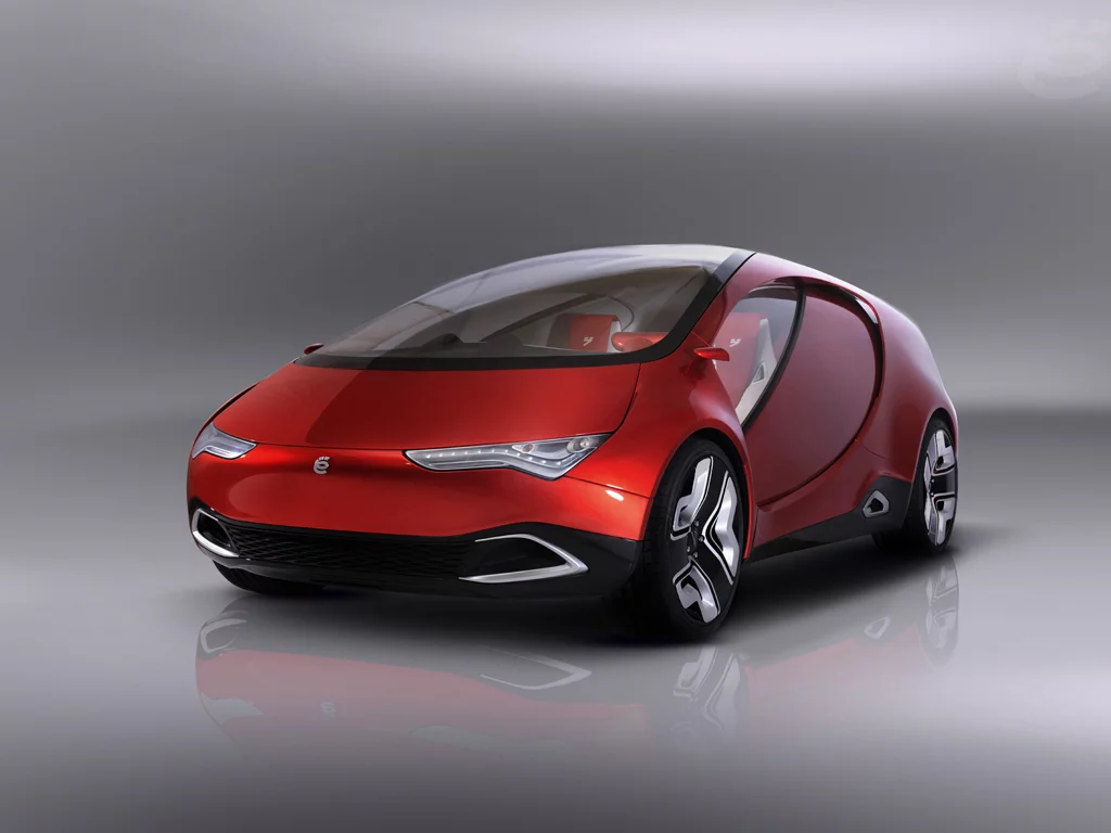 The ë-mobile from the front