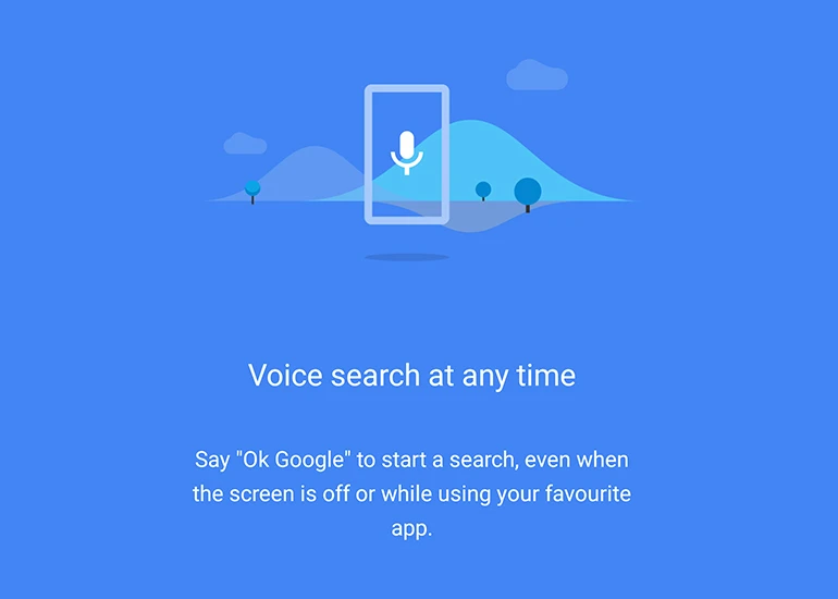 "OK Google" can be accessed from anywhere