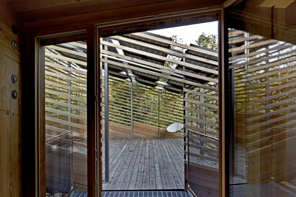Chosen materials also blend into the surrounding landscape