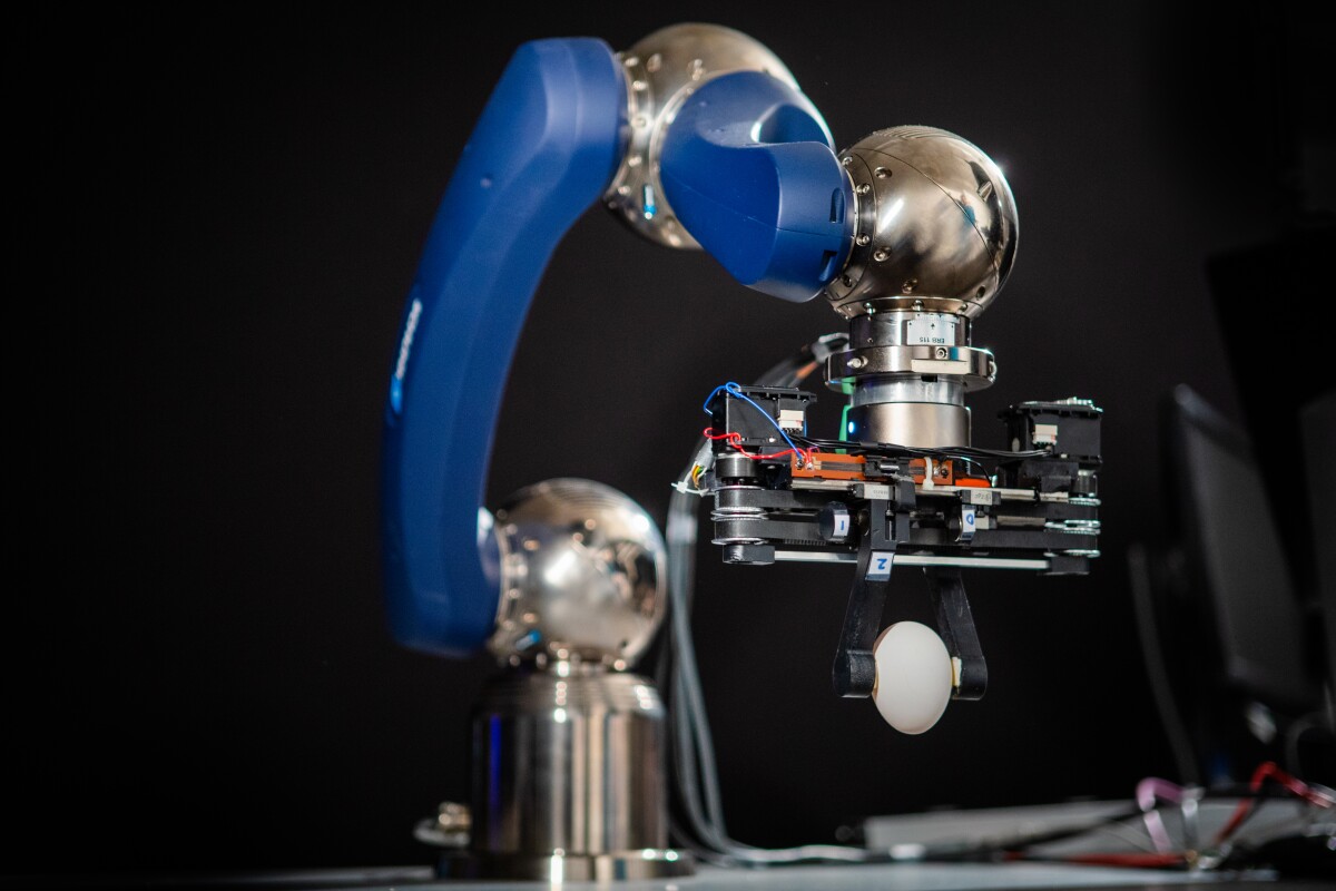 The gripper is designed for use with third-party robotic arms