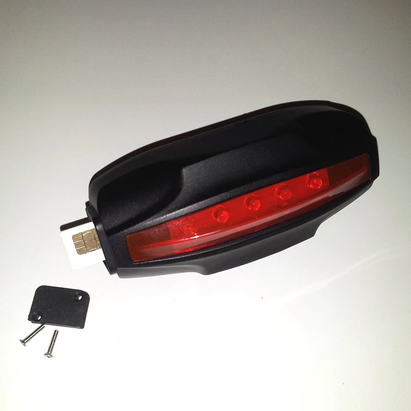 The BTrack Safe Light uses a SIM card to transmit a stolen bike's GPS coordinates