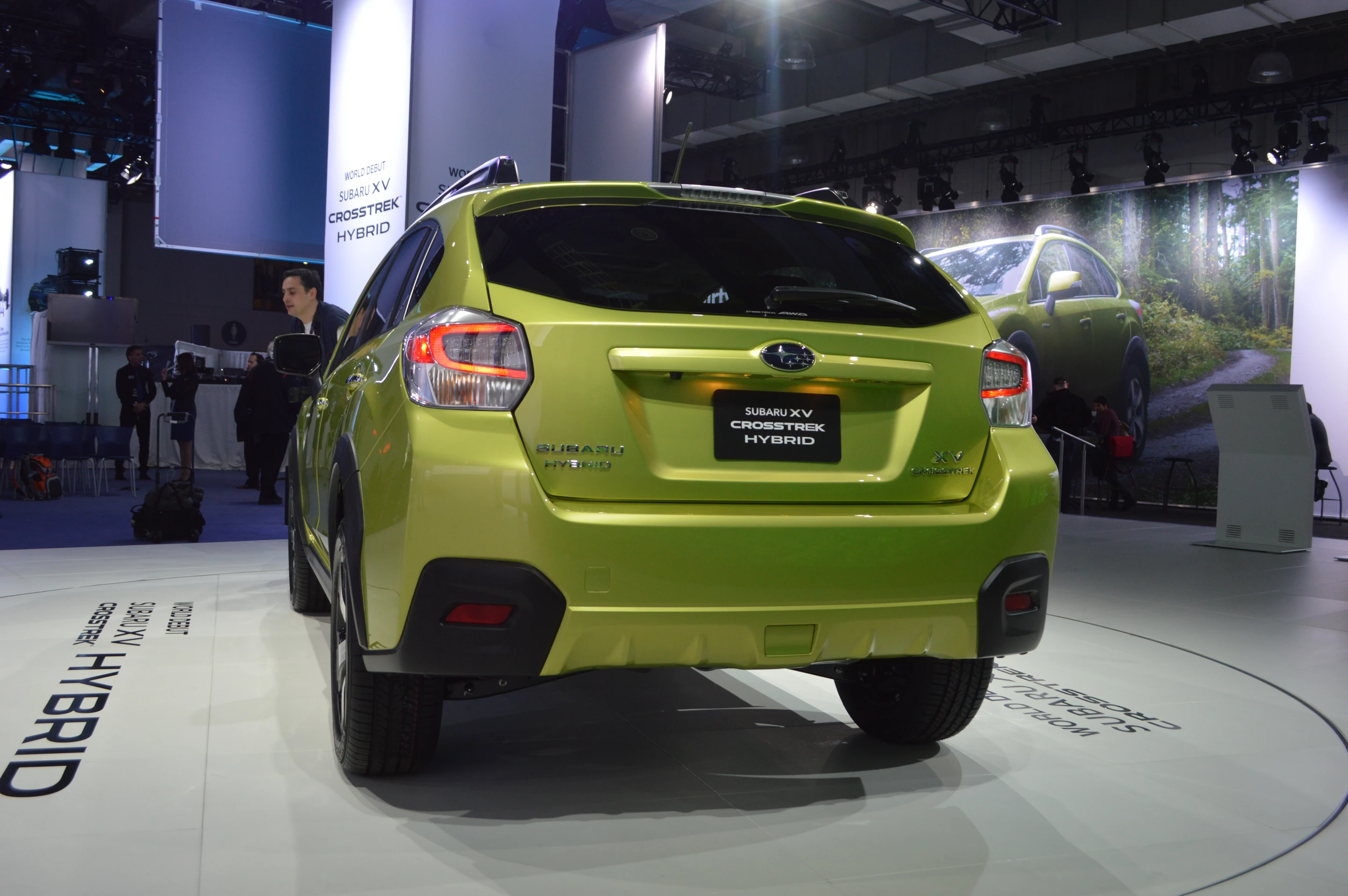 Subaru's first production hybrid debuts at the 2013 NY International Auto Show