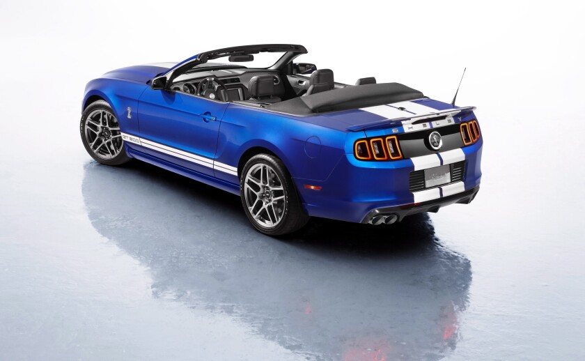 The 2013 Shelby GT500 convertible