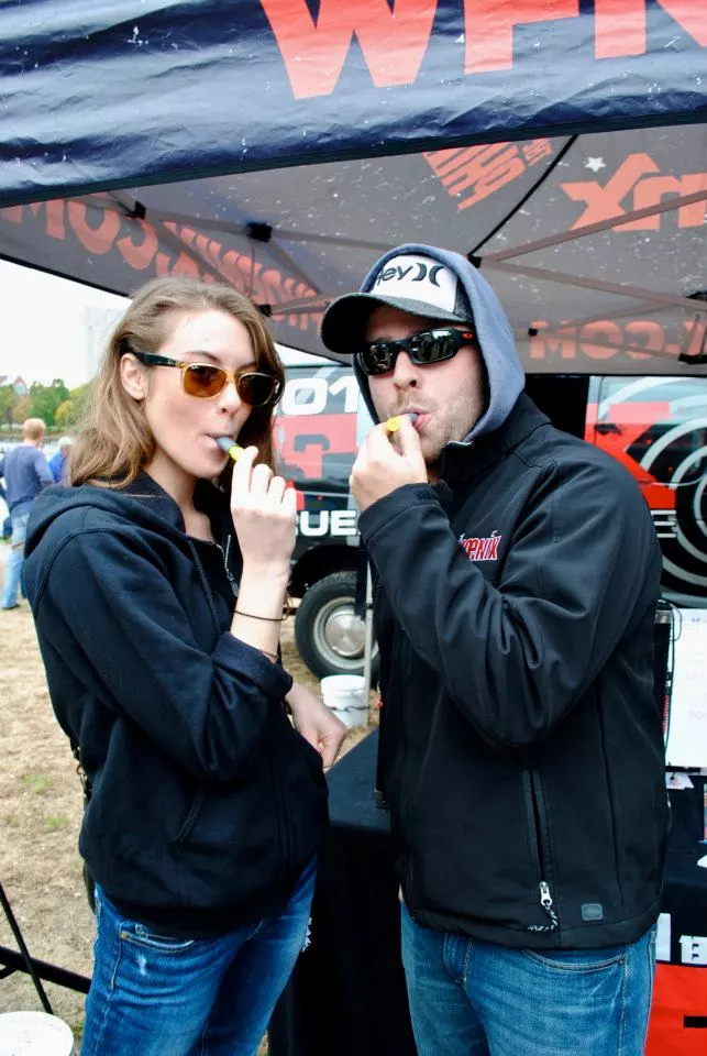 Punters trial the AeroShot