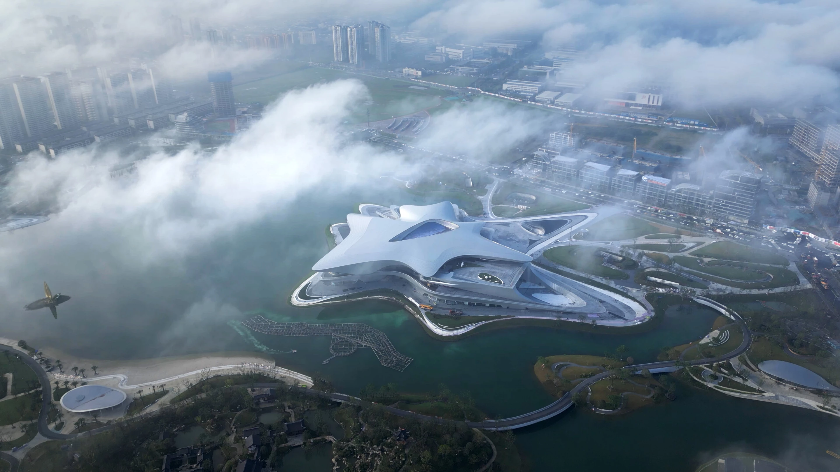 The Chengdu Science Fiction Museum has officially opened by hosting the WorldCon and Hugo Award science fiction awards for the first time in China
