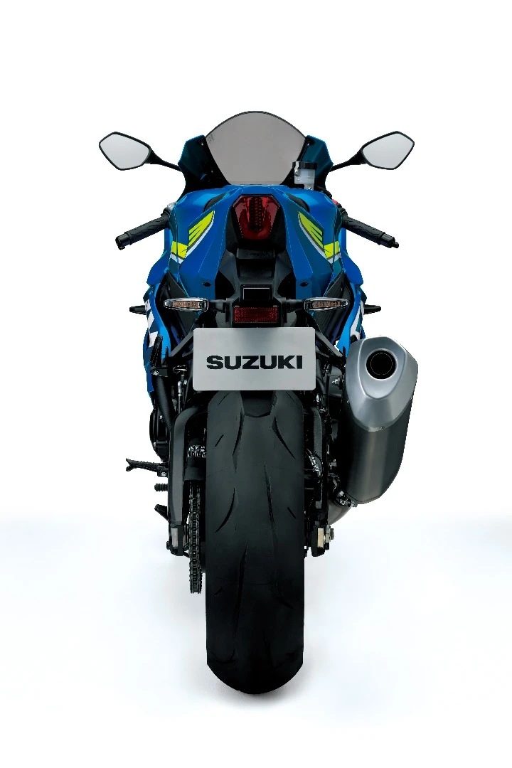 The new Suzuki GSX-R1000/R borrows its styling cues from the GSX-RR MotoGP racer