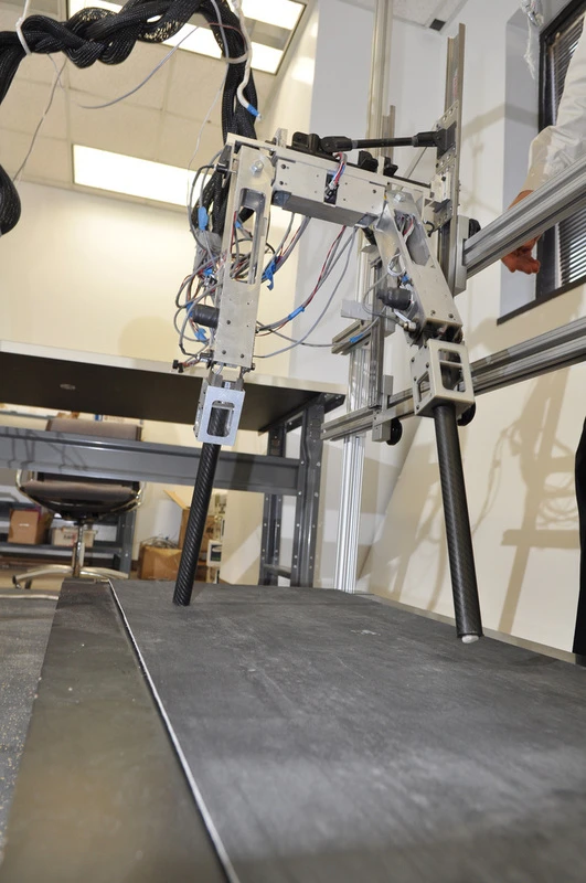 AMBER 2 demonstrating bipedal locomotion on a treadmill