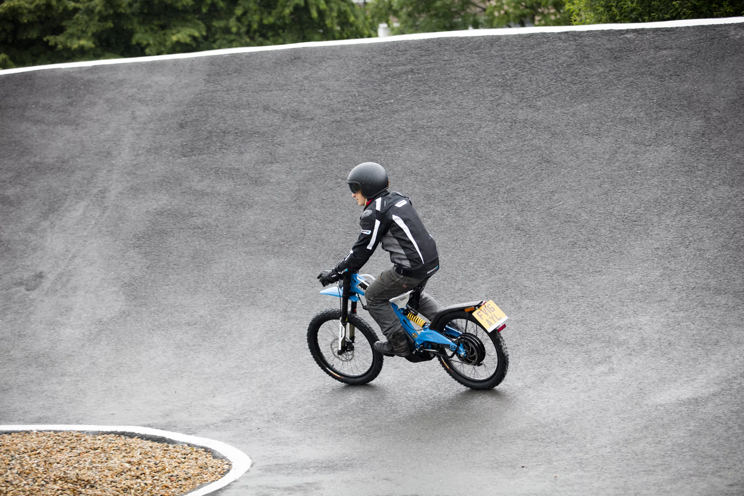 The rear plate is a giveaway of the roadlegal status