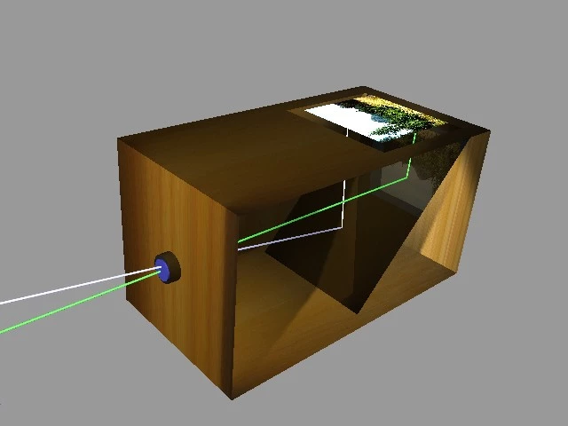 The camera obscura forms an image by projecting light from a scene through a pinhole (Photo: