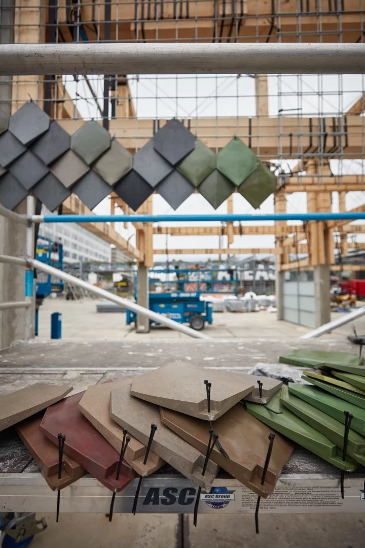 People's Pavilion was designed by Bureau SLA and Overtreders W, in collaboration with engineering firm Arup