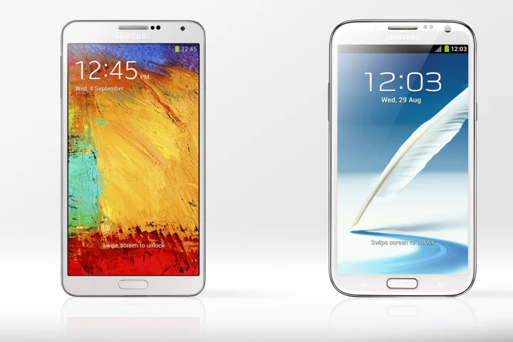 Gizmag compares the new Galaxy Note 3 with its predecessor, the Galaxy Note 2