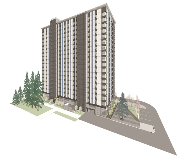 Study and social areas will be located on the ground floor, and a student lounge will be situated on the uppermost floor
