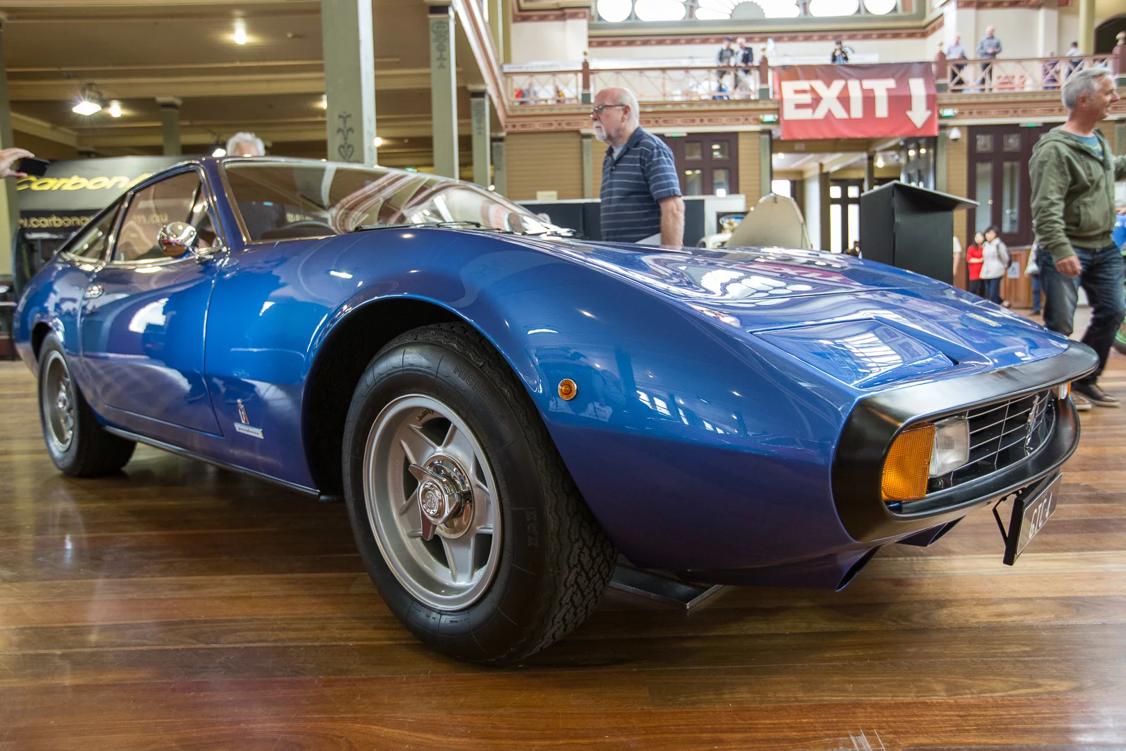A 1971 Ferrari 365 GTC/4 Coupe on show at Motorclassica 2014 (Photo: Nick Lavars/Gizmag)