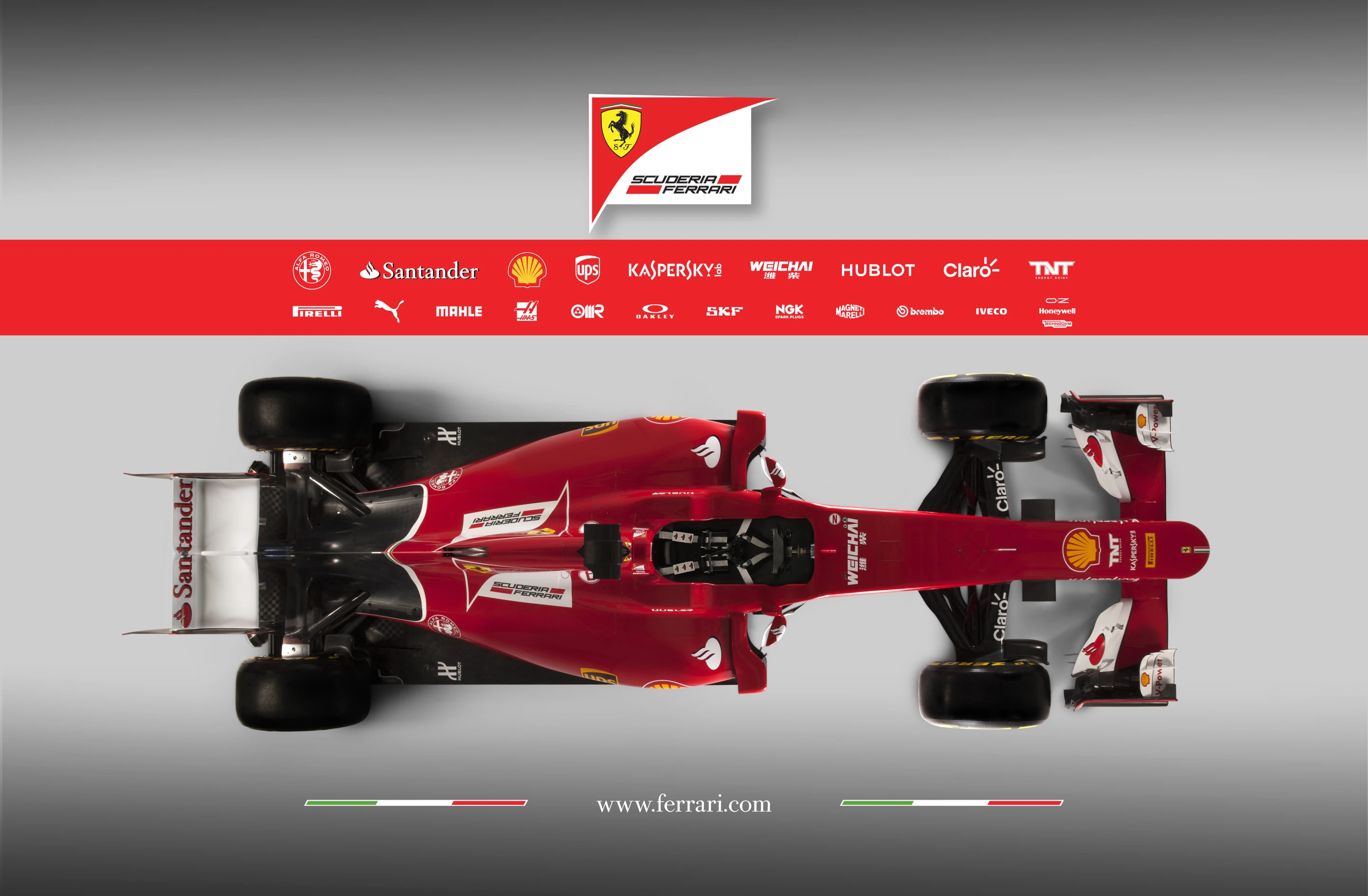 The Ferrari Scuderia SF15-T