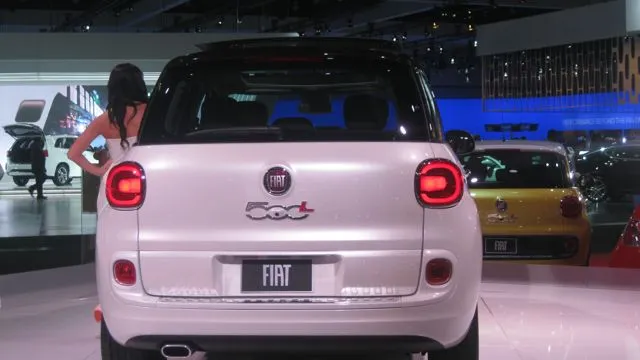 The Fiat 500L, at the LA Auto Show this week