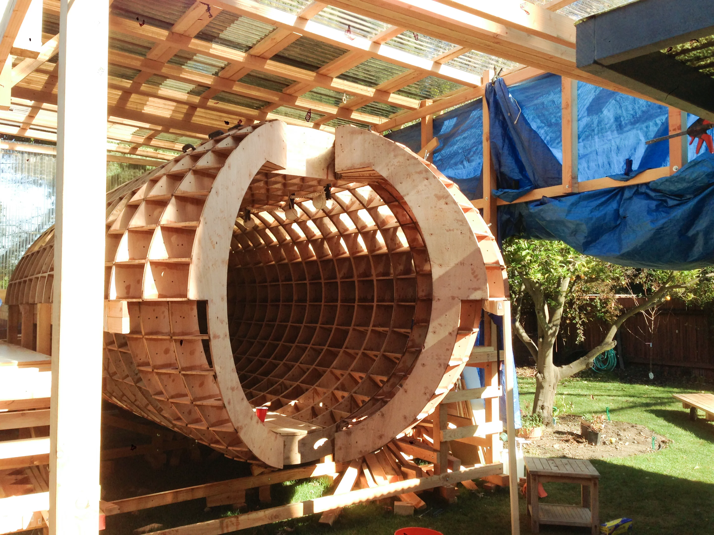 Robinson had no prior boat building experience (Photo: Chris Robinson)