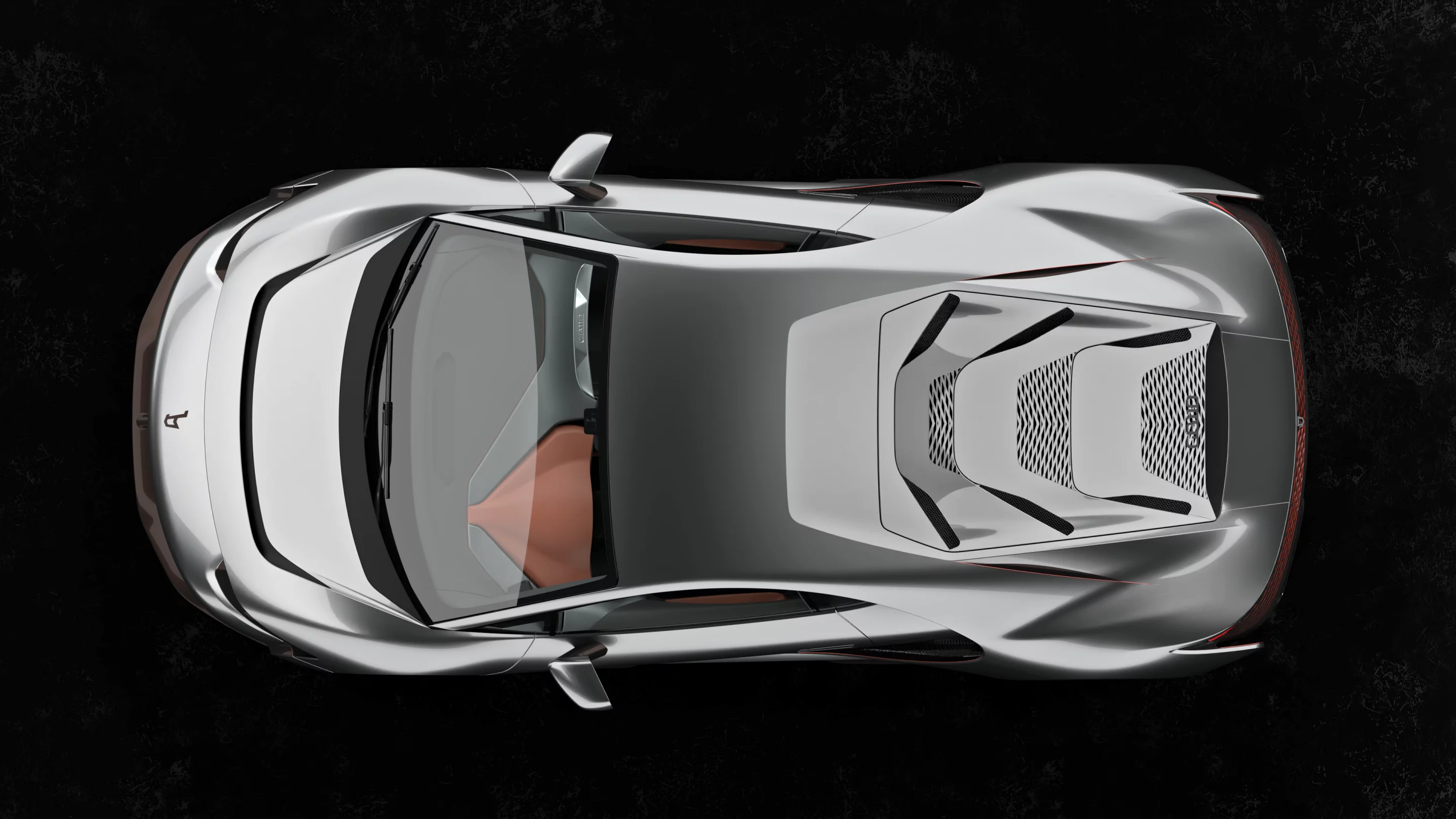 The Bertone GB110's top view is influenced by Franco Scaglione’s BAT-series of concept cars