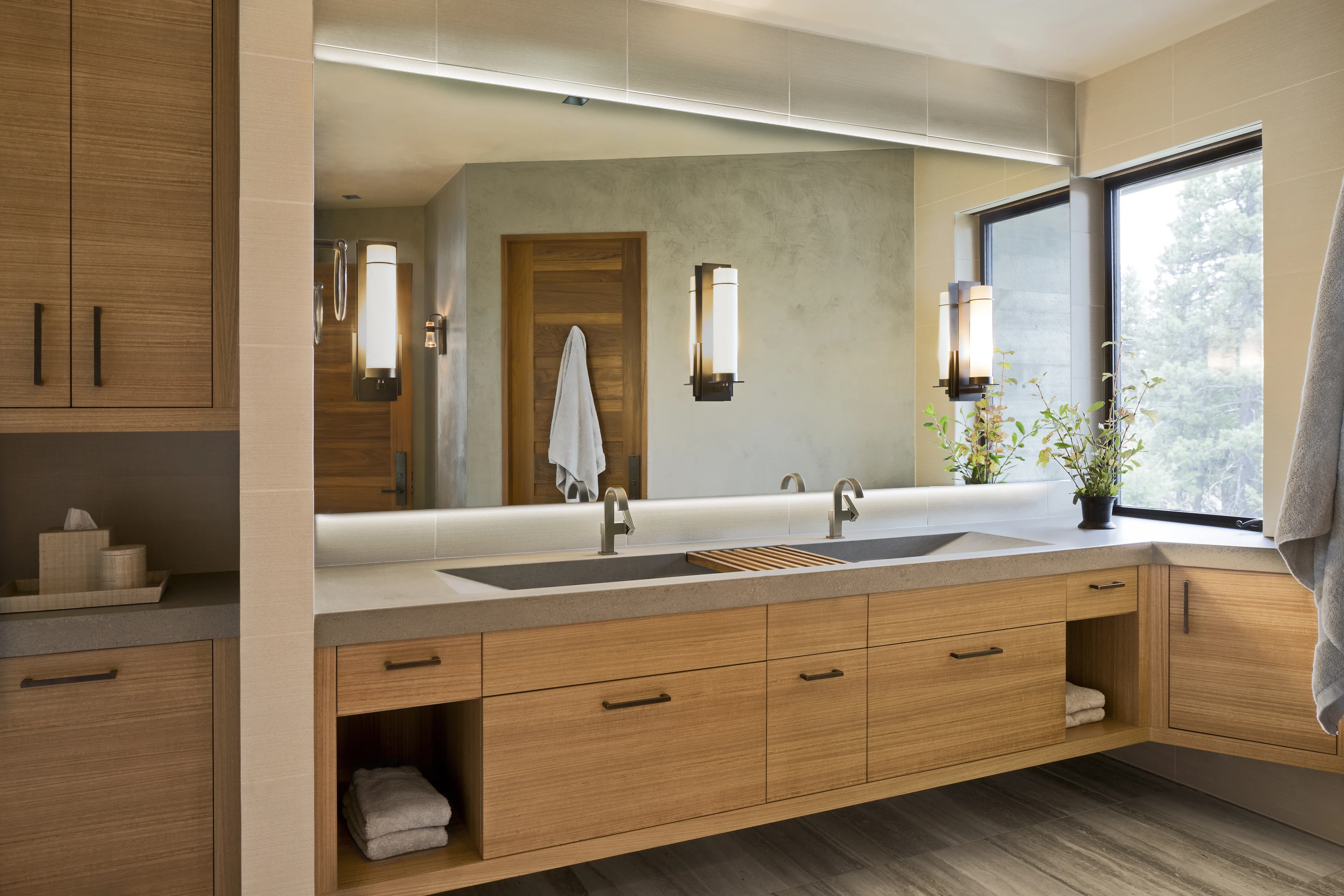 Bathroom inside the Cliff House