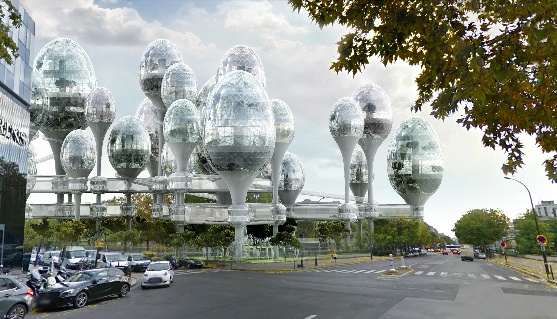 The firm envisions its proposal existing around the middle of this century (Image: Planning Korea)