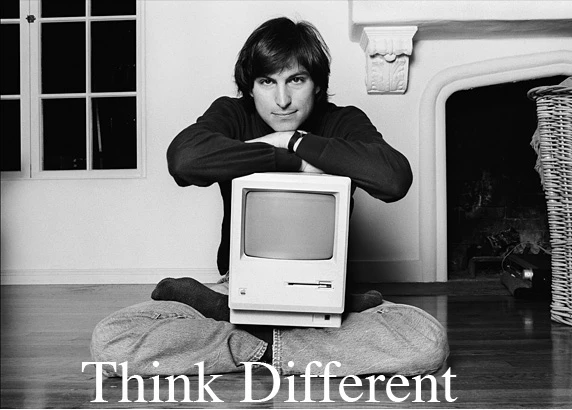 An ad with Steve Jobs for the Macintosh that finally made it to market