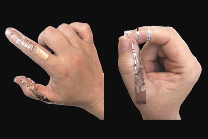 The Tip-Tap device, seen here in the form of an electronic tattoo