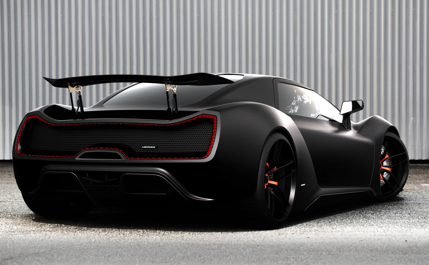 The Nemesis has a large rear wing and mesh fascia