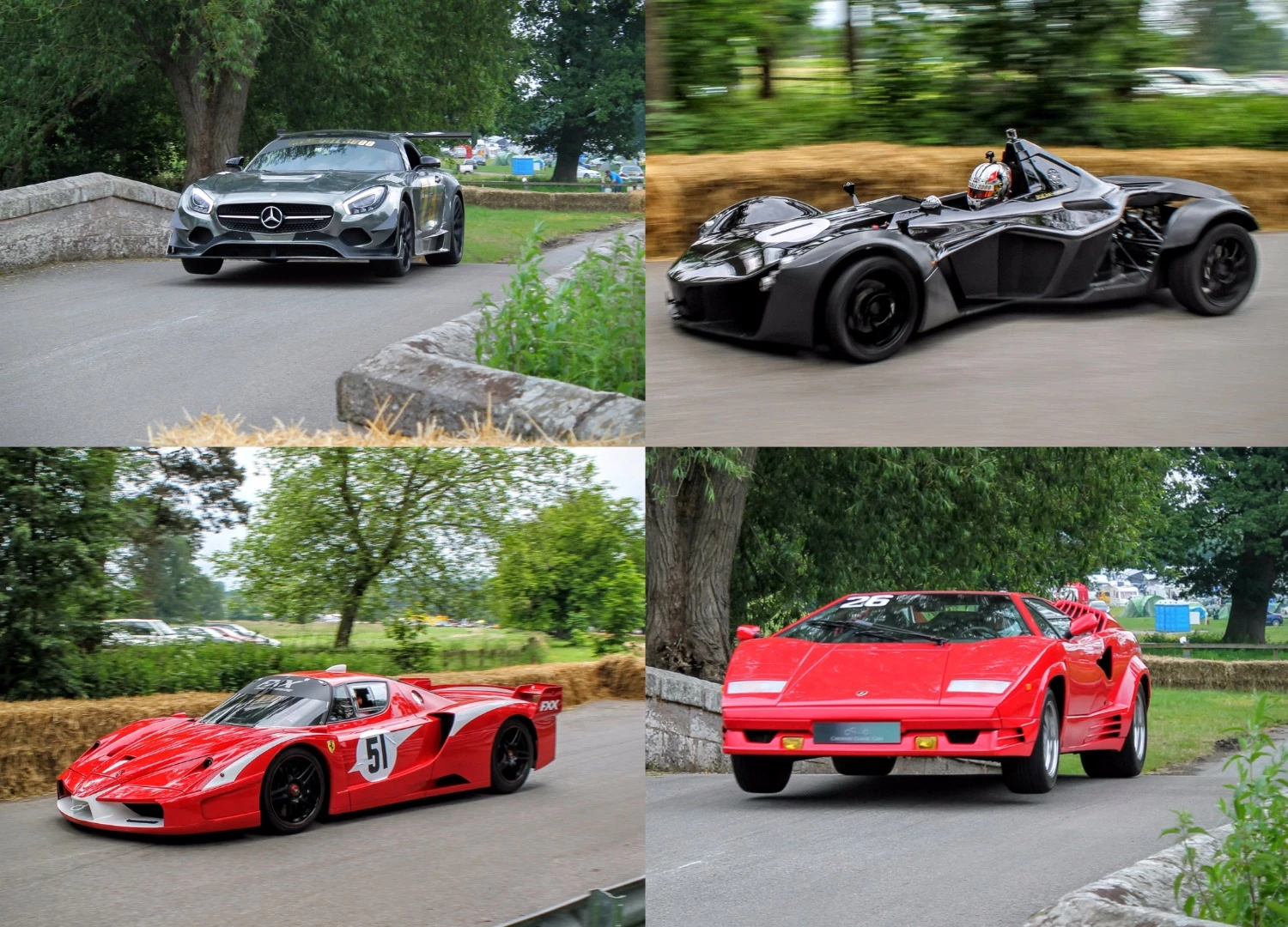 The theme of Cholmondeley Power and Speed 2016 was "supercars: past, present and future"