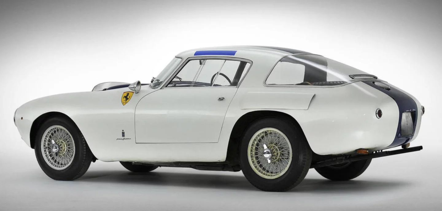 The Ferrari 250 Mille Miglia was tailor-made to compete in the marquis long-distance races, using the new 3-litre V12 engine, a longer wheelbase chassis and the artistry of Carrozzeria Pinin Farina then created two-seat closed-cabin bodywork. The Ferrari 250 MM on offer is an outstanding example of Ferrari's first 3-litre V12-engined Gran Turismo family – launching the line that over the following decade would spawn the 250 Tour de France, 250 GT SWB and 250 GTO models. It was the 17th of 31 Ferrari 250 MMs to be built overall, and the 11th of the 250 MM Pinin Farina Berlinettas. Its first race meeting saw it win the main race of the day driven by a fast-rising young star - Phil Hill. Hill would go on to drive for the factory Ferrari team and take a world title. Auctioneer's Estimate: US$9,000,000 - US$12,000,000. Official Auction Description and Images