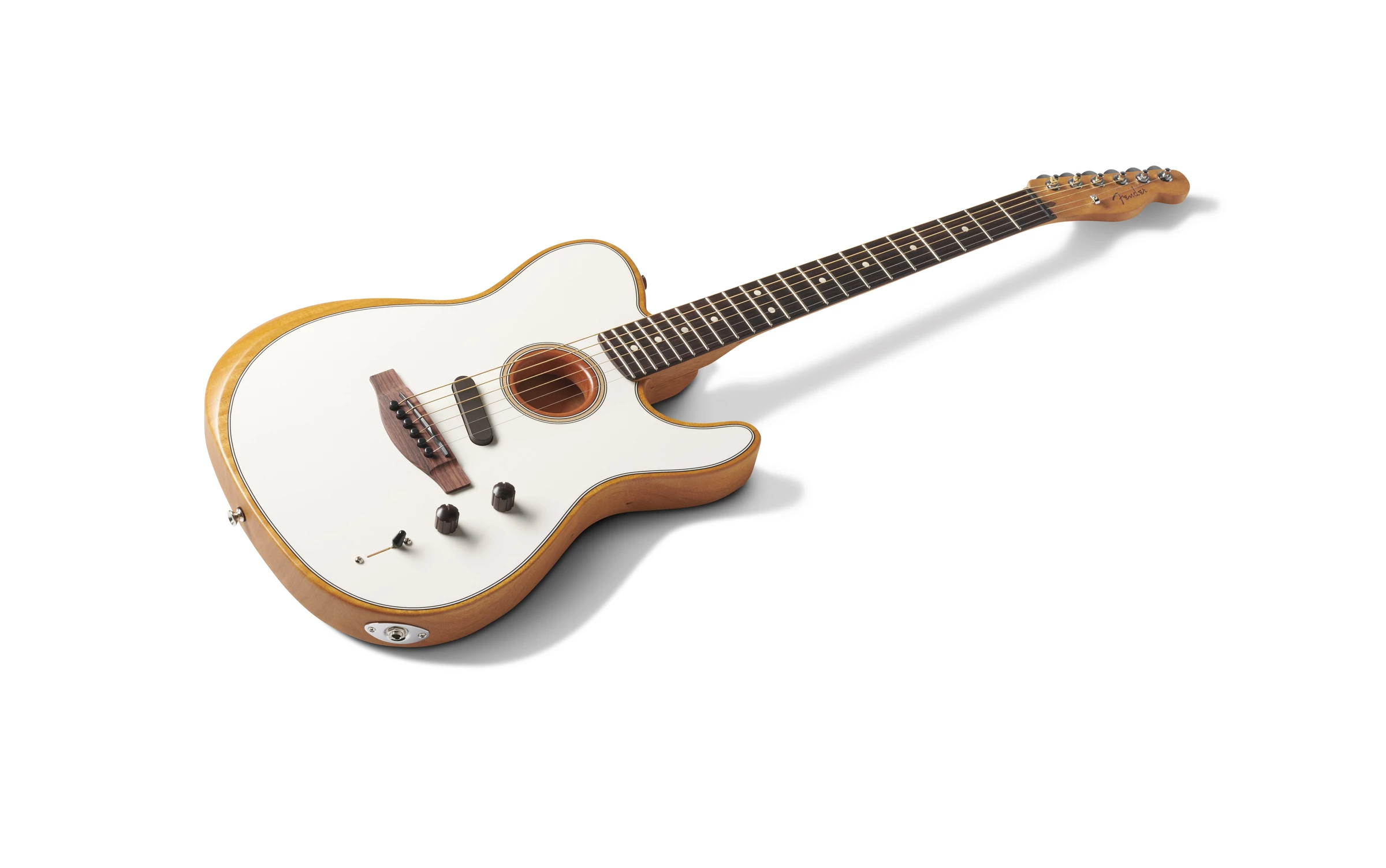 The Acoustasonic Player Telecaster is made in Fender's expanded factory in Ensenada, Mexico