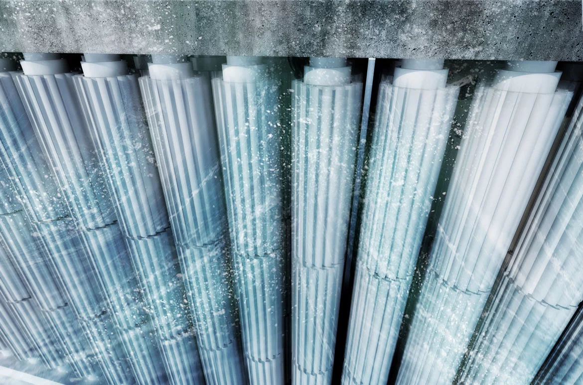 The Parthenon Floating Sea Wall concept is a speculative idea designed to act as an electricity generator using tidal energy