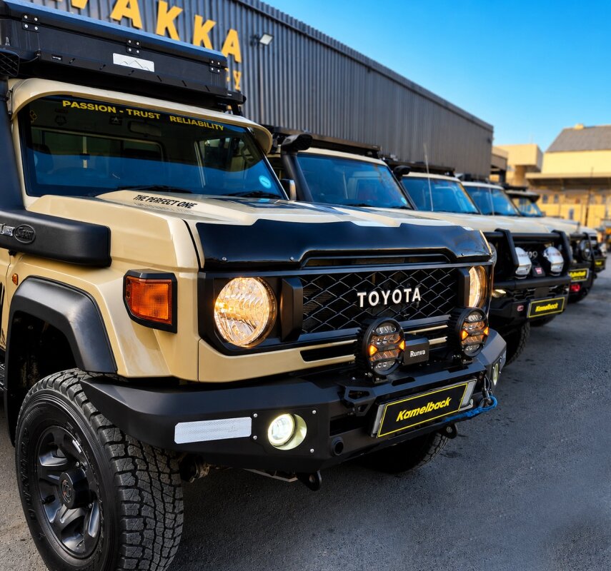 Radical Toyota bush camper expands to sleep 4 on a Land Cruiser