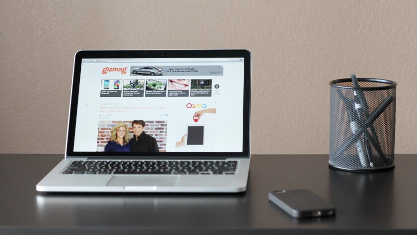 The rMBP's display measures 13.3 inches, with 2,560 x 1,600 resolution
