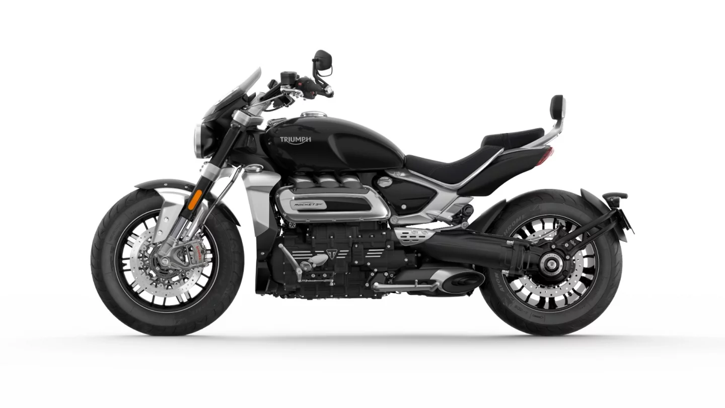 The 2020 Triumph Rocket 3 GT in Phantom Black