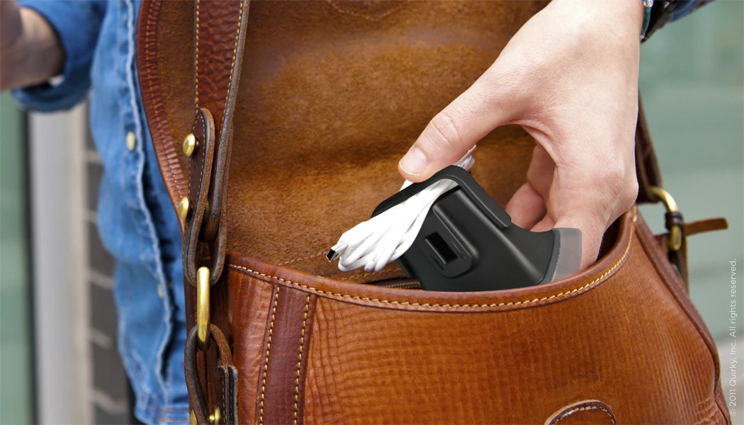 Quirky's Ray is a USB solar charger for portable gadgets, and features a suction cup and a tilting kickstand