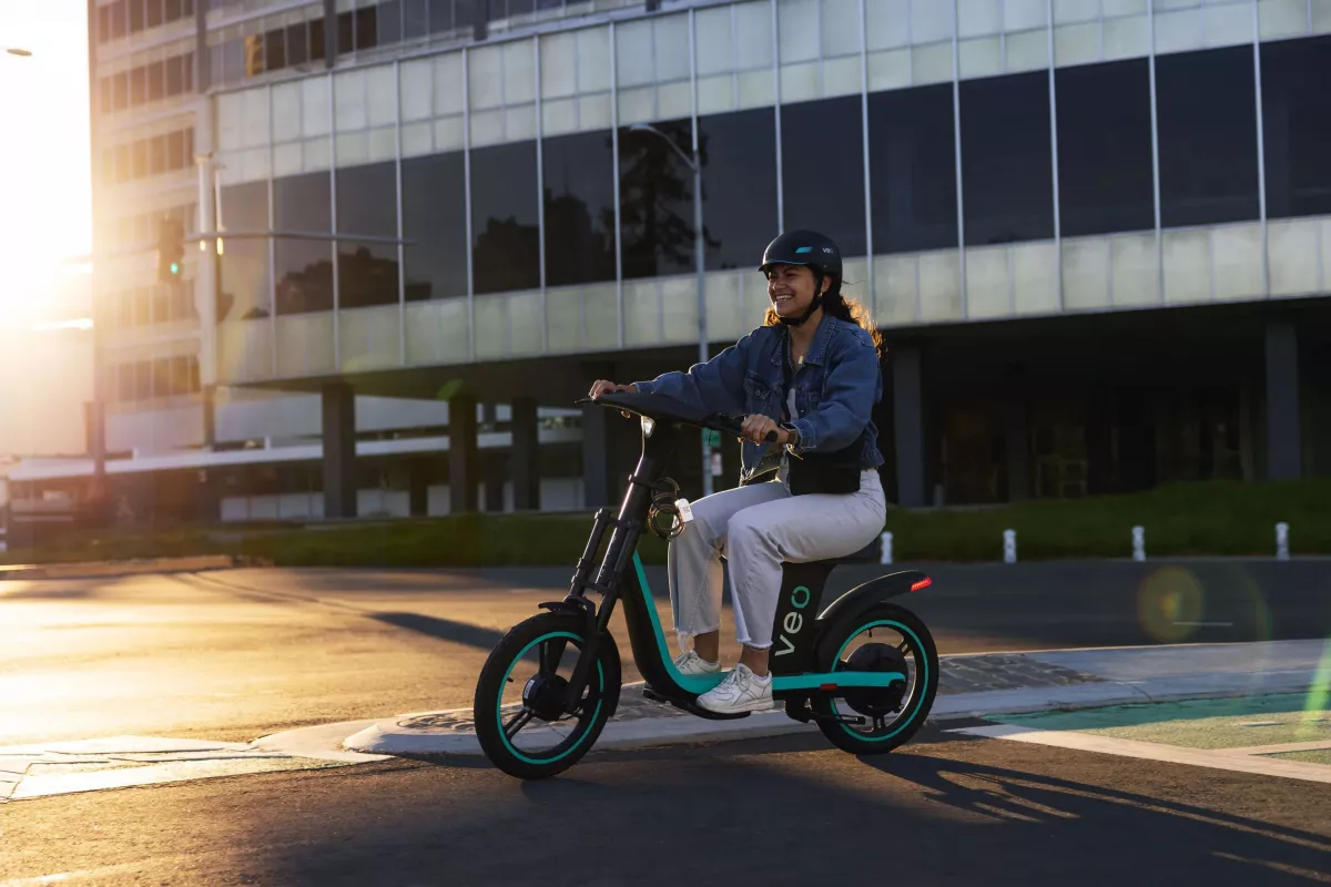After clocking up millions of road miles through ridesharing, Veo is responding to requests from customers and launching its Cosmo seated electric scooter for private ownership