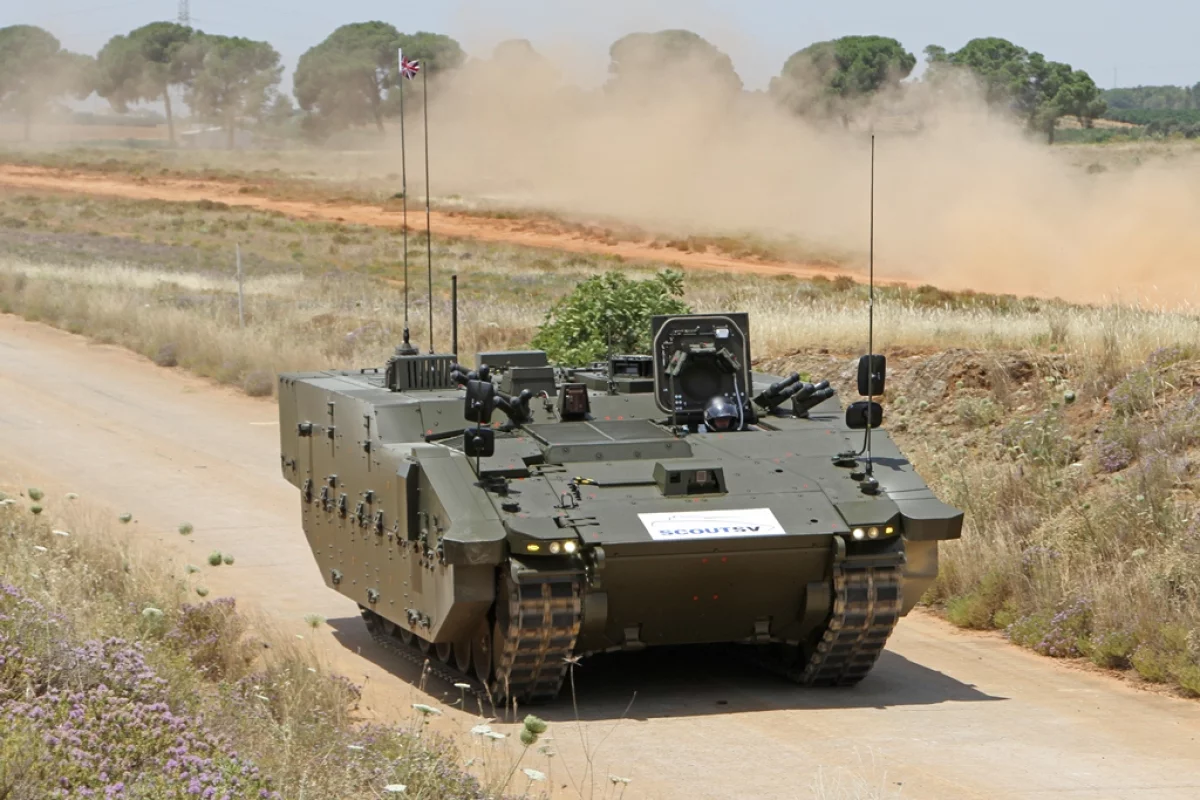 Scout SV PMRS variant in mobility demonstration (Image: General Dynamics)