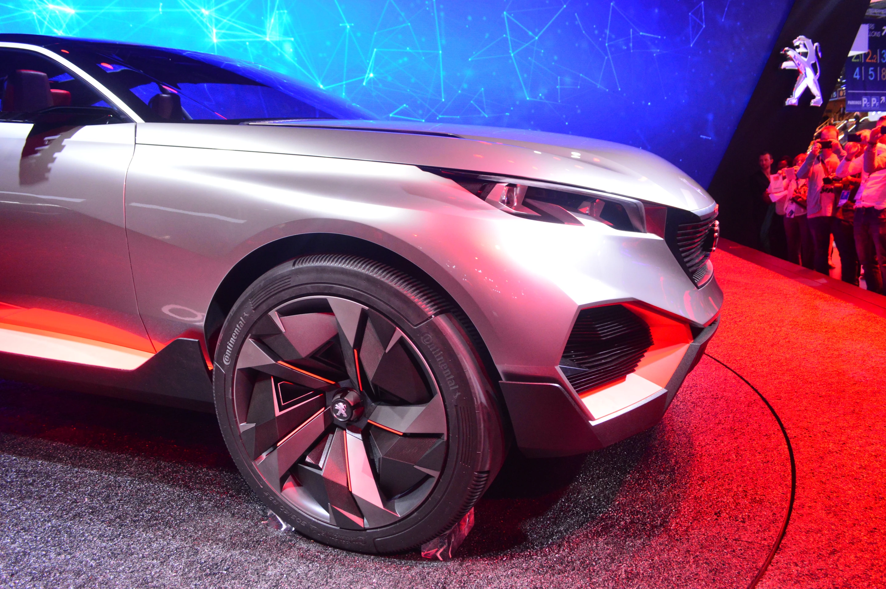 The Peugeot QUARTZ concept makes its debut in Paris (Photo: C.C. Weiss/Gizmag)