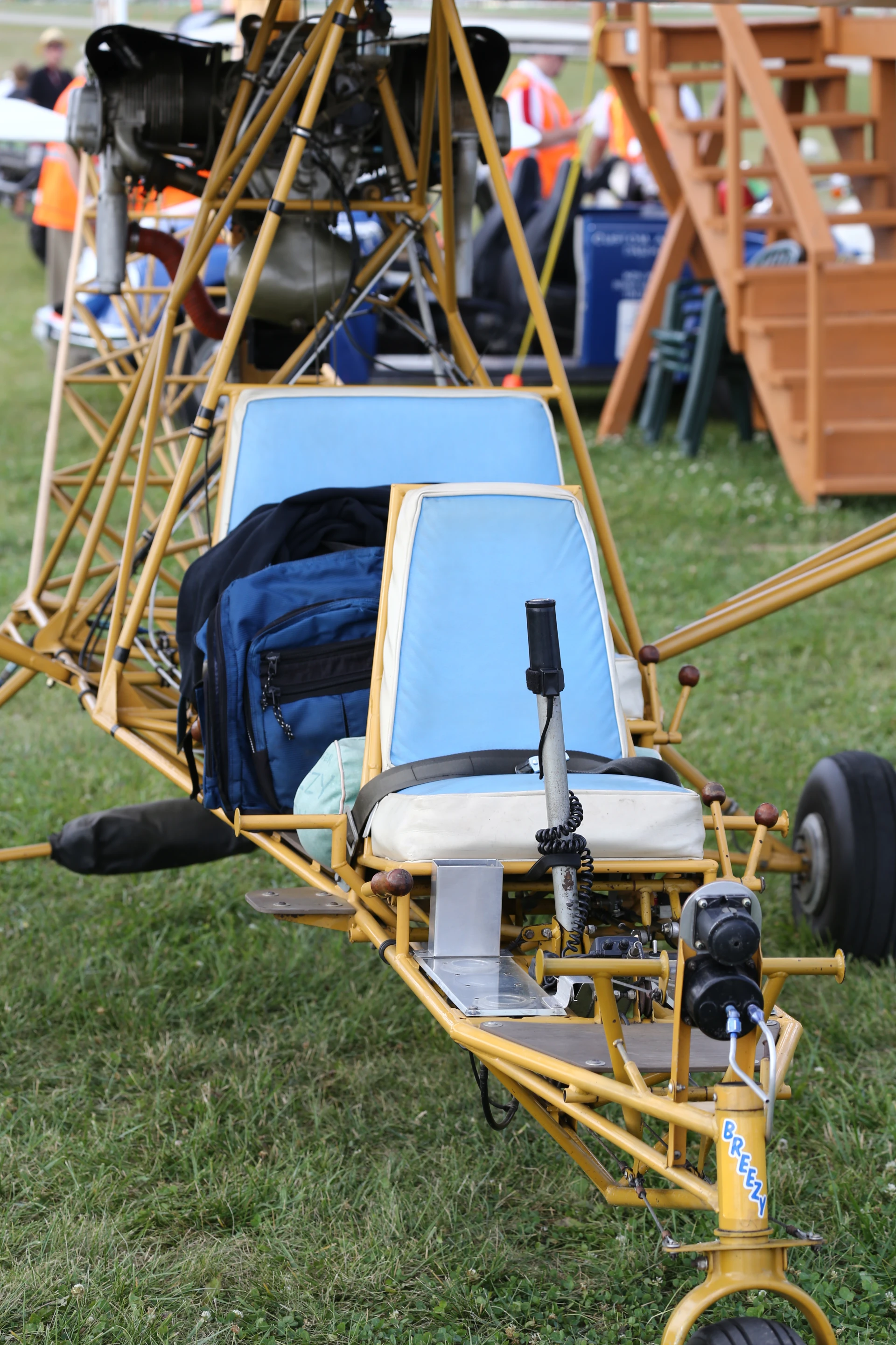 Unfortunately the reality of flying such fragile devices became all too evident when a Breezy crashed Thursday morning at the airfield, killing the pilot (Photo: Angus MacKenzie/Gizmag.com)