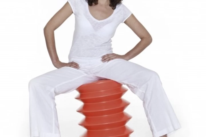 The ergoErgo promises all the benefits of a health ball in a compact, eye-catching package