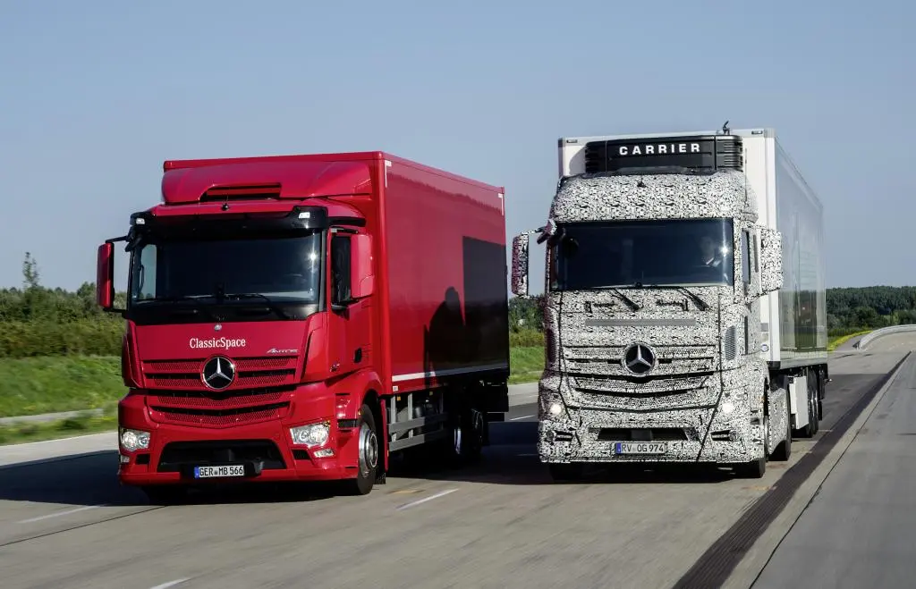 Truck drivers can never be totally aware of potential collision hazards