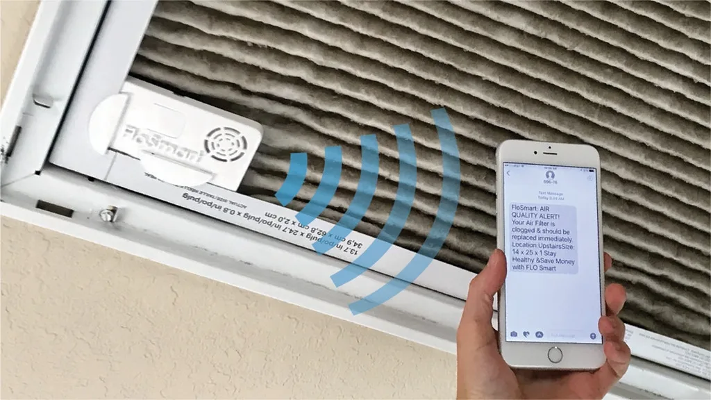 FloSmart notifies users via an iOS/Android app