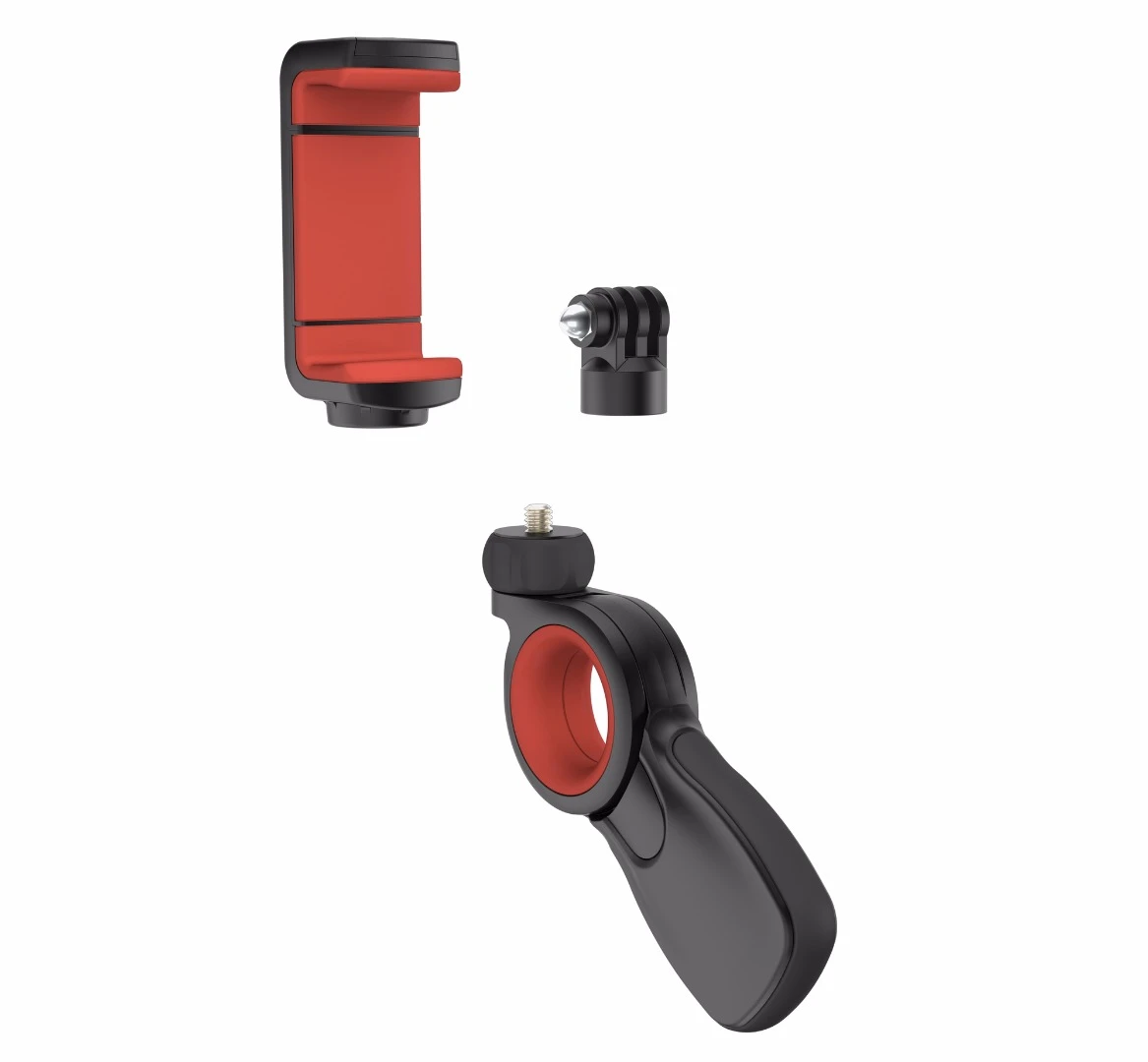 The Olloclip Pivot will be available from late October priced at US$50, which includes the grip, universal clamp and GoPro adapter