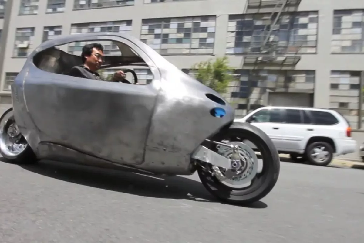The C-1 prototype on the road in 2021