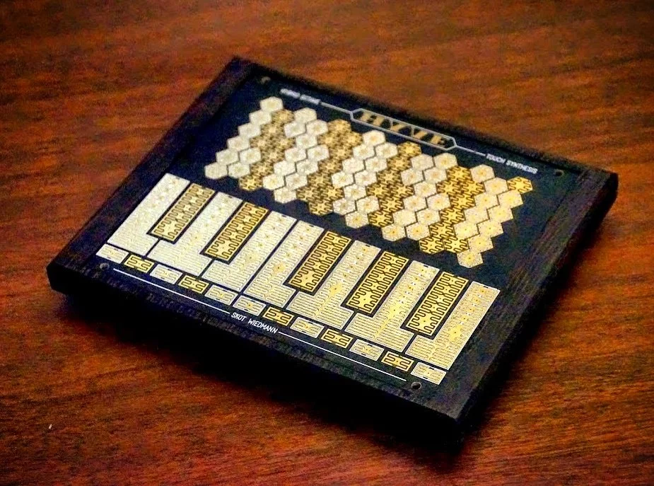 The Hyve encased in hardwood housing