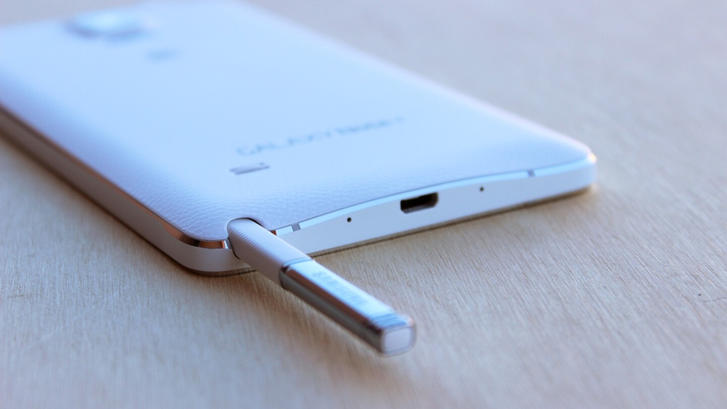 The Galaxy Note 4's S Pen